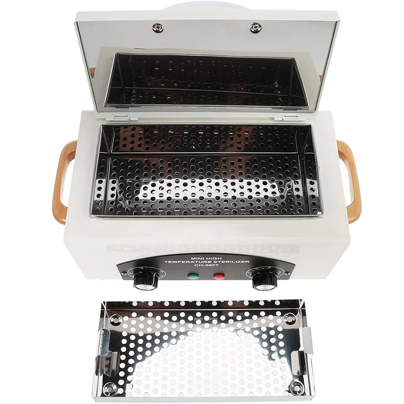 High Temperature Sterilizer UV Disinfection Cabinet 300W Nail Salon Sterilizer Hot Air Disinfection Cabinet Nail Beauty