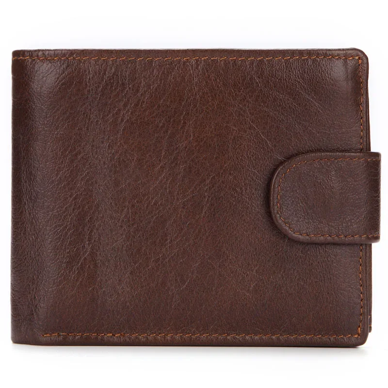 2024 New Vintage Business Men's Wallets Cow Genuine Leather Short Wallet Men Quality Male Cash Purses Clutch Boy Casual Wallets 2