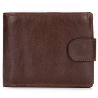 2024 New Vintage Business Men's Wallets Cow Genuine Leather Short Wallet Men Quality Male Cash Purses Clutch Boy Casual Wallets 2