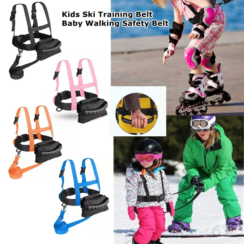 

Children Ski Harness With Bag Traction Rope Baby Walking Durable Reliable Kids Ski Safety Belts Training Belt For Snowboarding