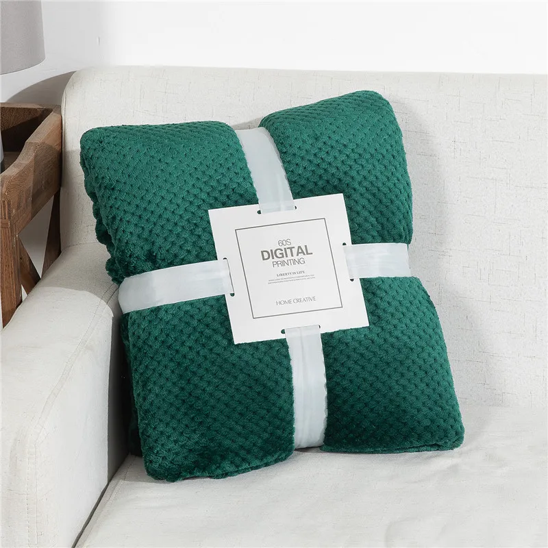 Fluffy Plaid Winter Bed Blankets Warm Soft Coral Fleece Throw Blanket Sofa  Cover Bedspread On The Bed For Kids Pet Home Textile - AliExpress
