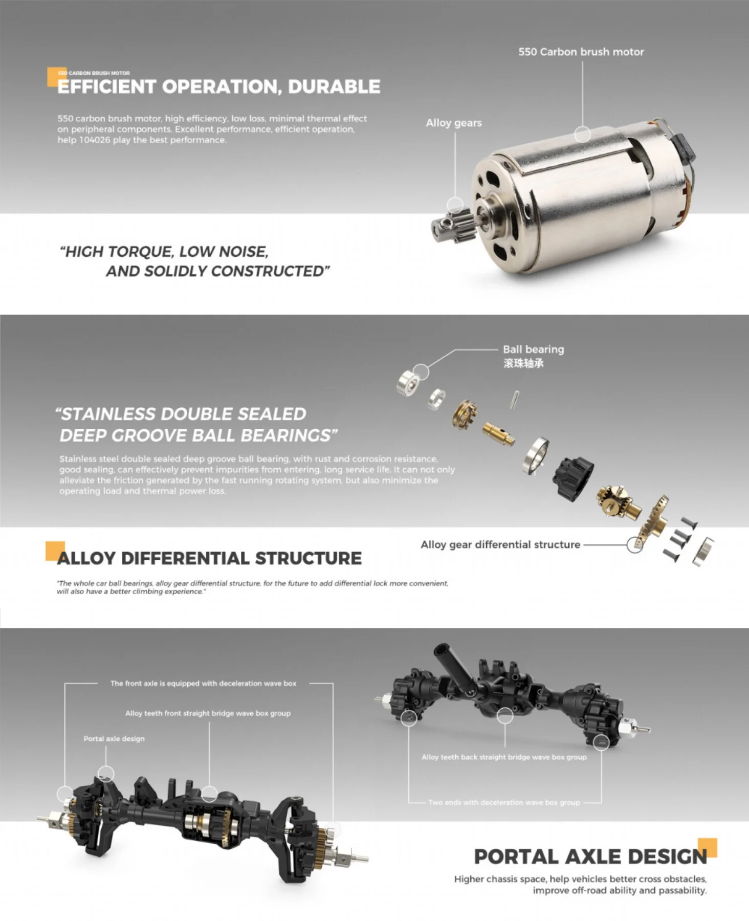 Weili Genuine New 1:10 Wltoys 104026 Rc 4wd With Electric Winch Off-Road Vehicle Wrangler Replica Model Alloy Differential Lock 5