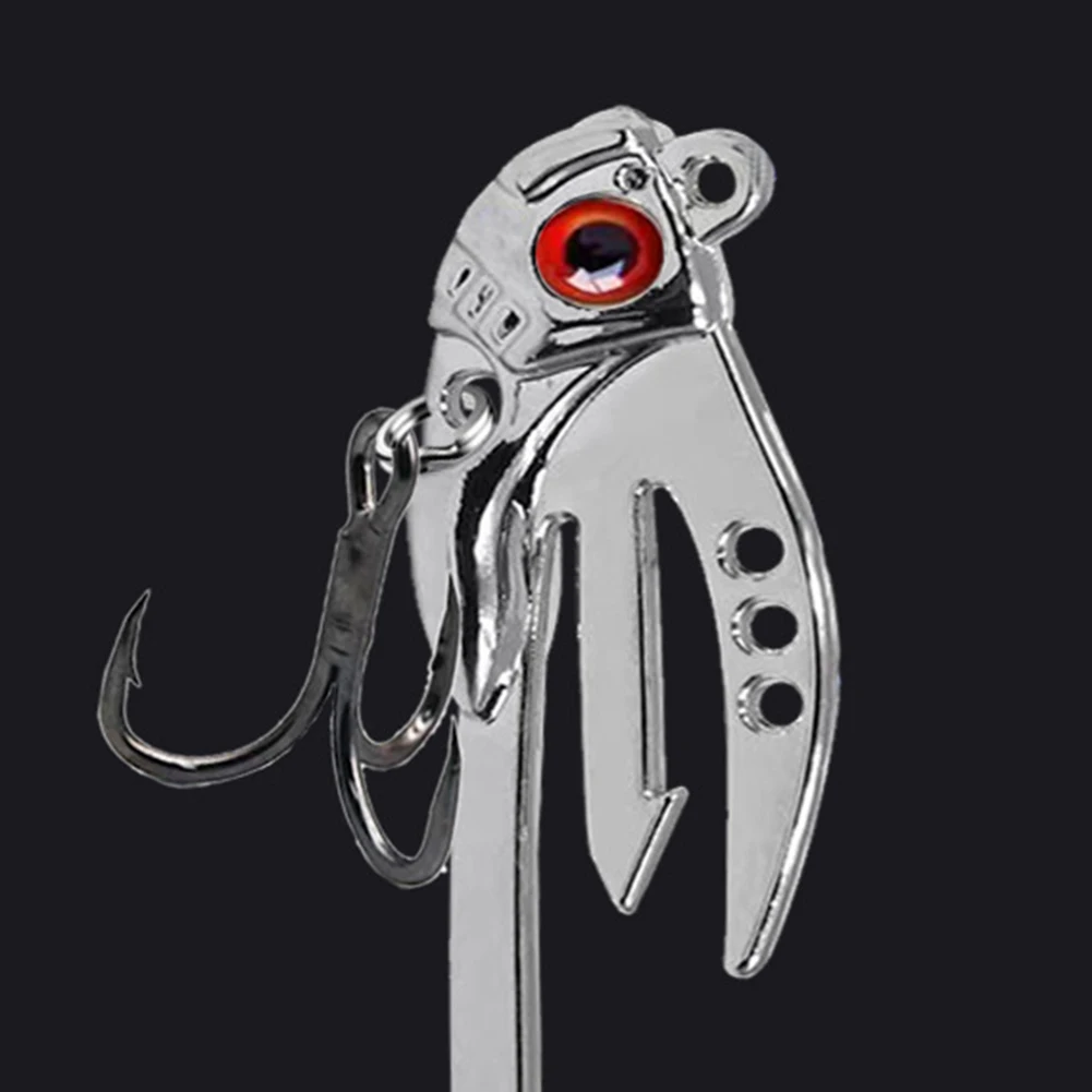 

Long-range Iron Plate VIB Lure Bait Groove Hook Durable Metal With 3D Red Eyes 5g/7g/11.5g Fishing Accessories