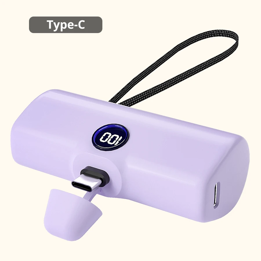 Purple Type C plug