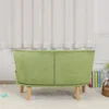 2-Seat Kid Sofa Couch with Velvet Fabric,Kid Sofa Chair with Wooden Frame for 3-6 Age Children Gift,35.6" Length, Grass Green 3