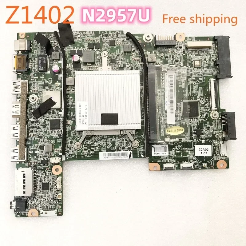 For Acer One 14 Z1402 Z1402-396Z N2957U Laptop Motherboard Mainboard 100%Work 4 For Acer One 14 Z1402 Z1402-396Z N2957U Laptop Motherboard Mainboard 100%Work - Image 2