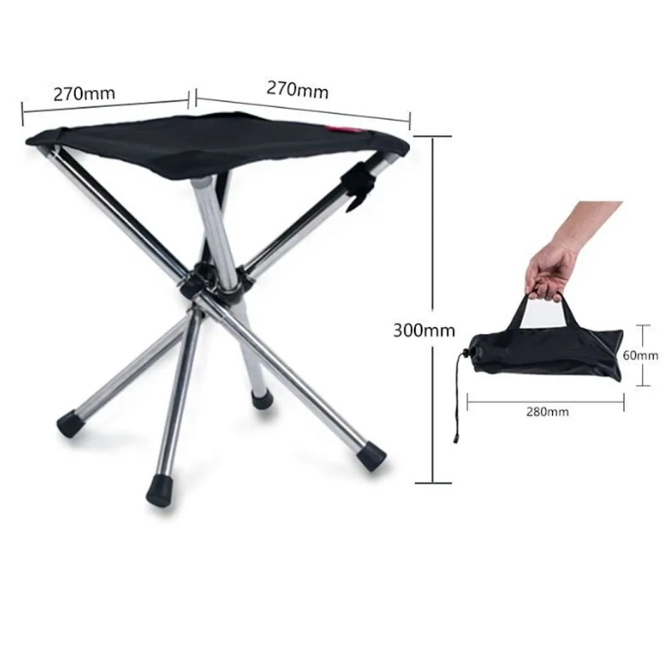 Outdoor Small Folding Triangular Stool Fishing Chairs Camping Multifunction Benches Foldable Stools Household Daily Park chairs