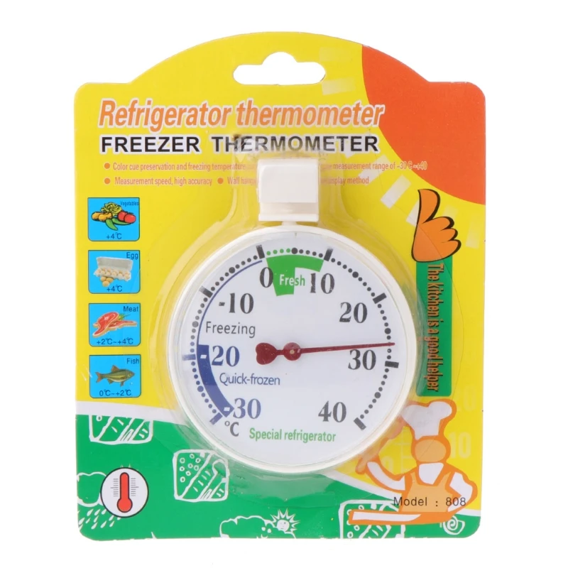 Fridge Thermometer -30°~40°C for Traditional Refrigerators Wear-resisting