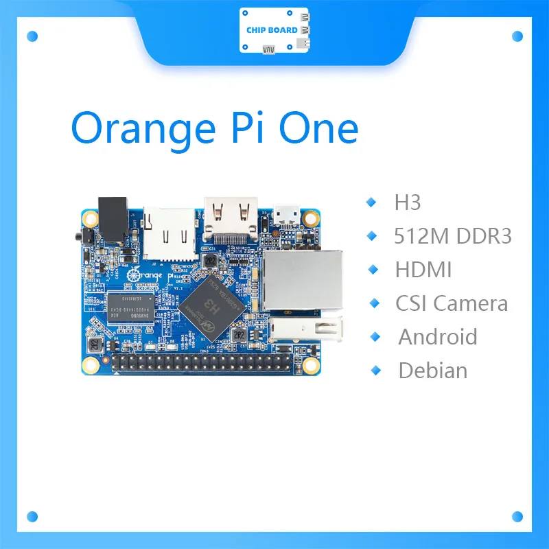 

Orange Pi One H3 512MB Quad-core Support ubuntu linux and android mini PC