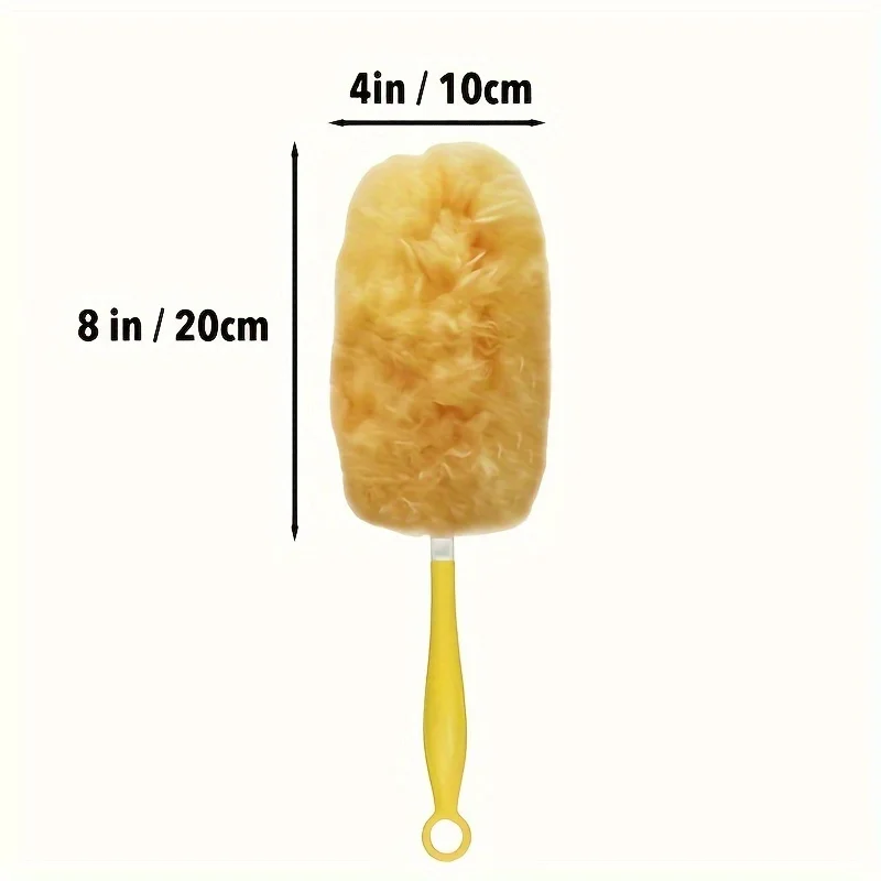 OFFCUP 32 Pezzi Ricariche per Spolverino, 360° Kit per Spolverare Elettrostatico Compatibile con Swiffer Duster, Piumini Cattura Polvere con 1 Manico 1 Telescopici Spolverini Usa e Getta