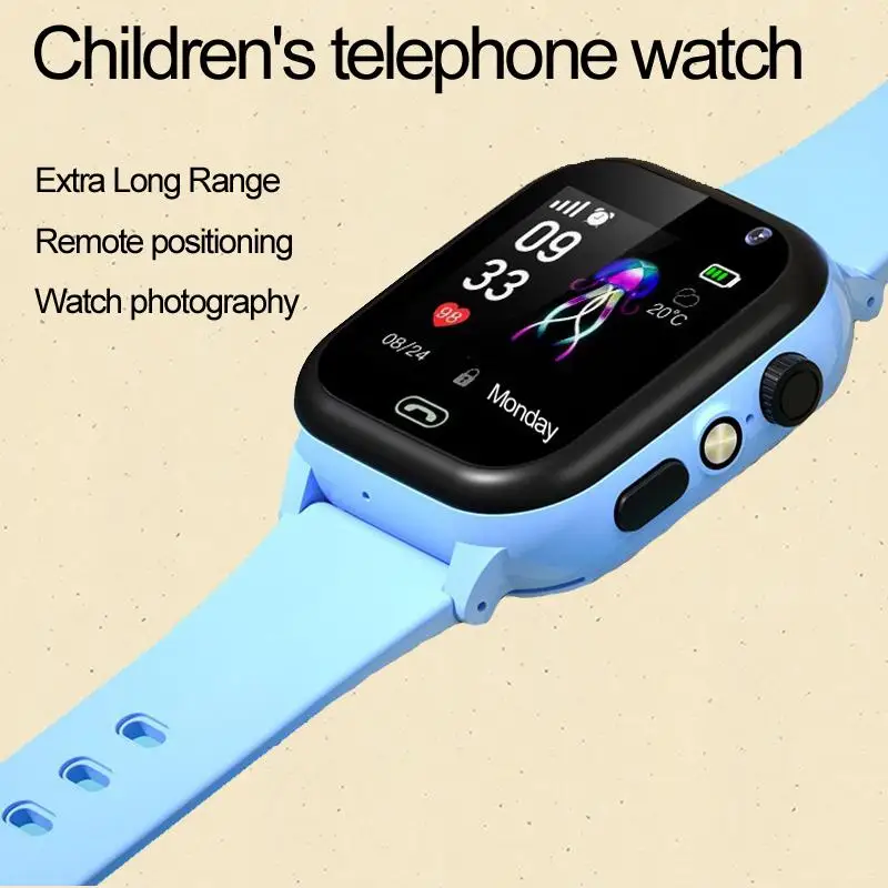 2024SmartWatchSchoolStudentsTouchScreenWatchHDLargeScreen