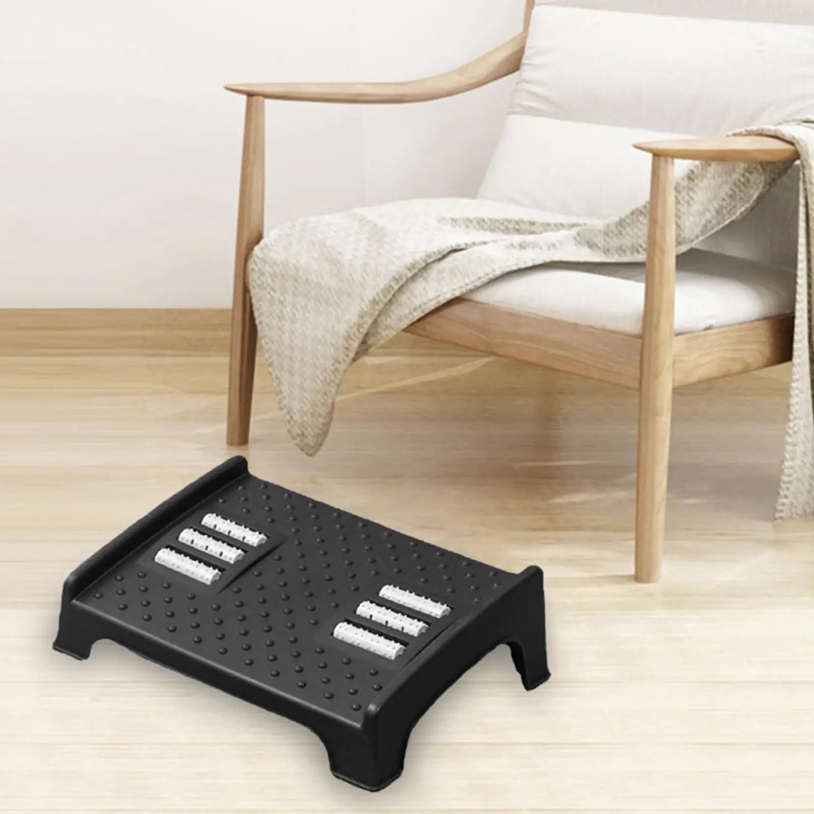 

under Desk Foot Rest with Massage Surface Portable Anti Slip Feet and Leg Rest Pillow for Study Living Room Home Bathroom Office