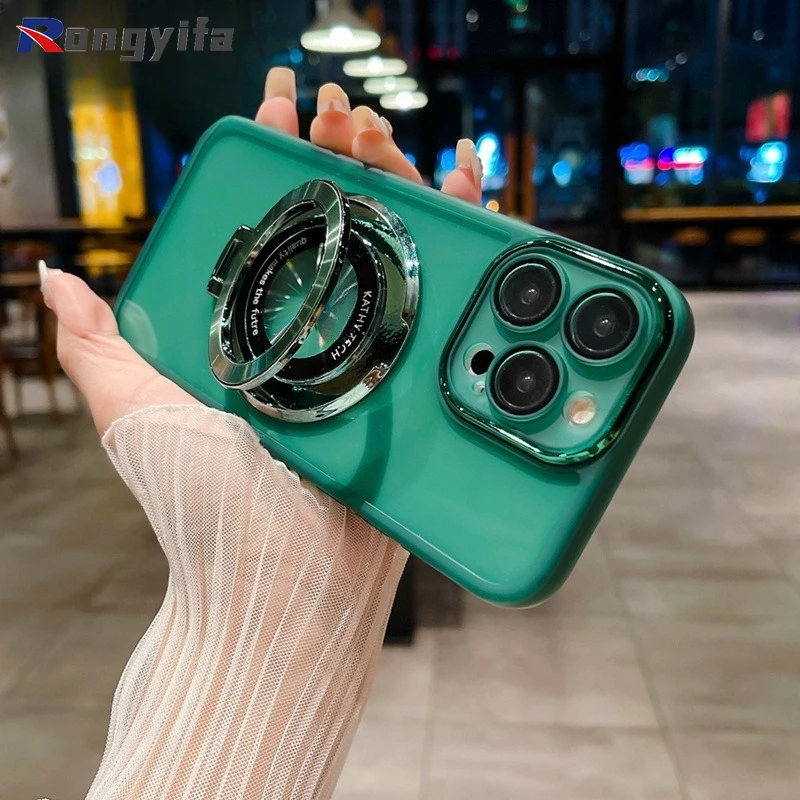 Per Infinix Hot 40 Pro 40I 30I Zero 30 4G Note 30 Pro 30I Cassa Del Telefono Cerchio Magnetico Paraurti Cover Posteriore Trasparente