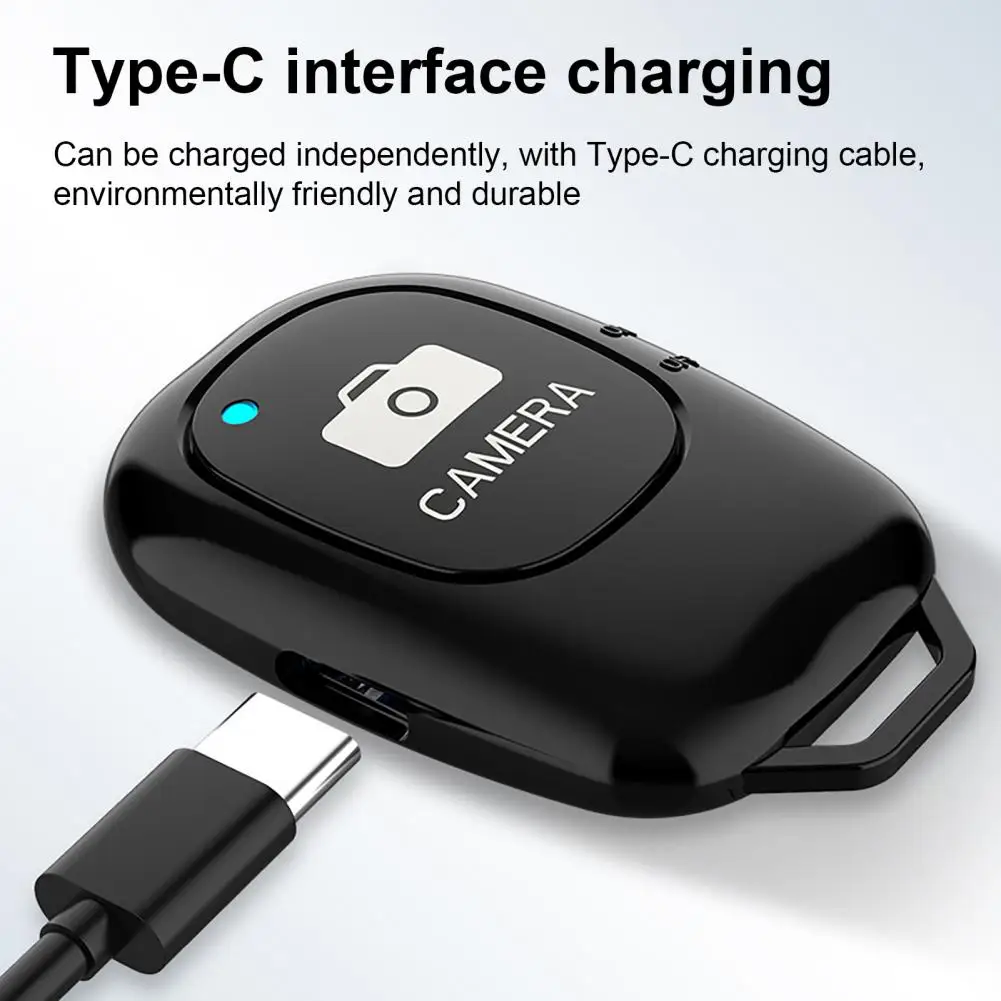 신뢰할 수 있는 휴대용 지연되지 않는 드라이버가 필요 없는 원격 셔터 Bluetooth 호환 5.0 휴대폰용 ABS 원격 셔터