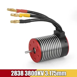 High - Performance Waterproof Brushless Motor for RC Vehicles (2838 3800KV 3.175mm)