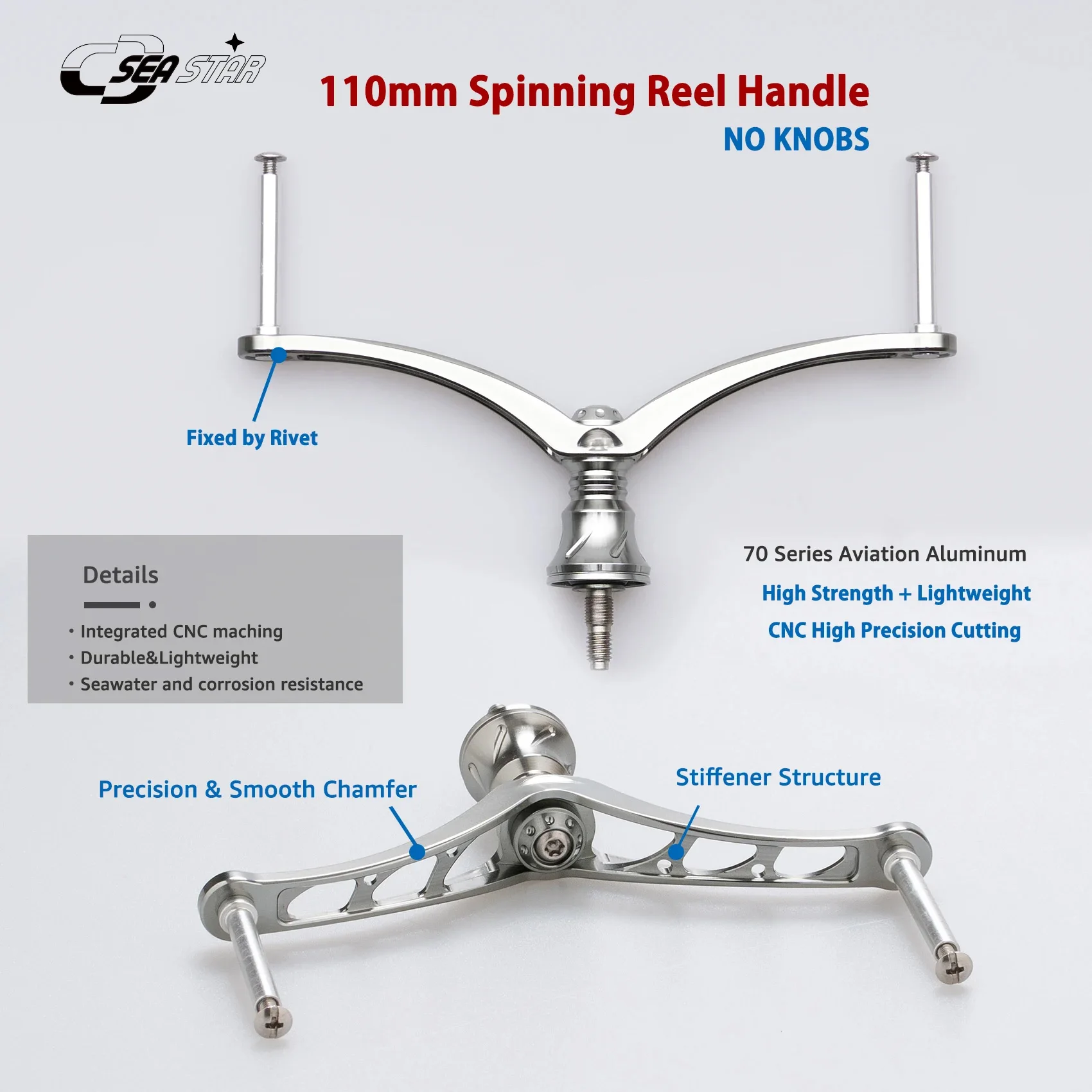 110mm Spinning Reel Handle Shimano Daiwa Spinning Reel