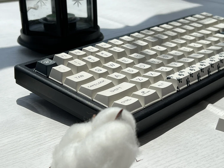 142 chaves conjunto preto gato kuroneko keycap