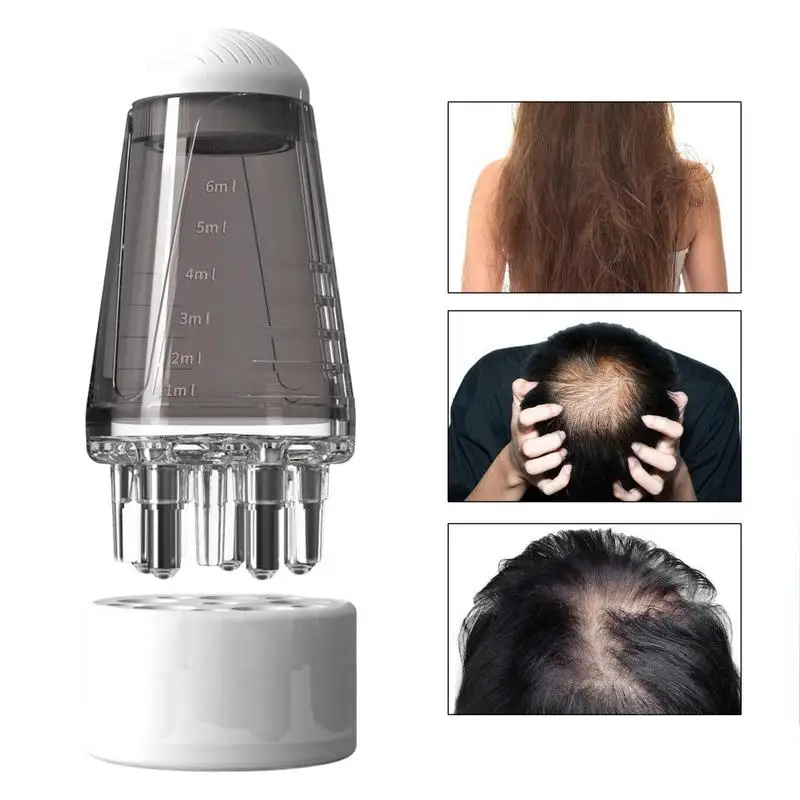 

Portable Scalp Applicator Liquid Comb For Hair Scalp Care Essentiale Oil Liquid Guiding Massager Comb Hair Growth Oil Apply