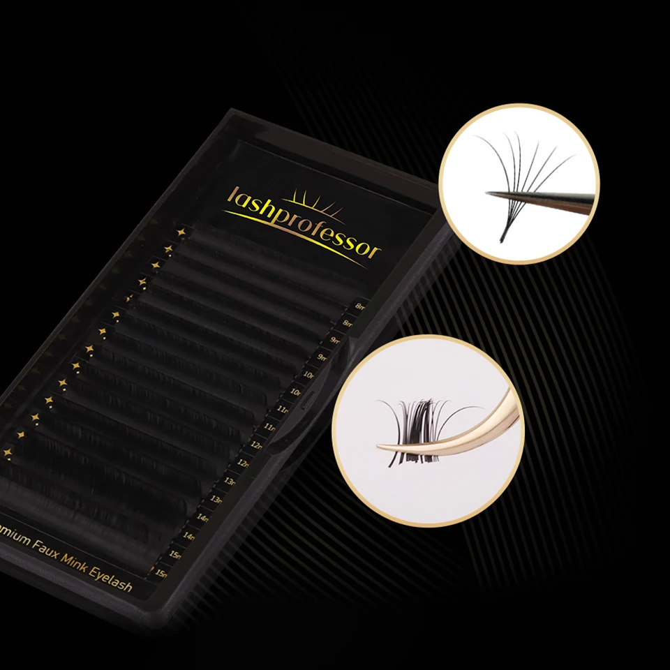 Individual Eyelash Extension Faux Mink False Eyelashes Artificial Lashes For Makeup Handmade Natural Lash Extension Wholesale