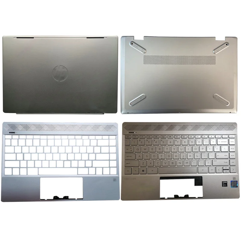 

Оригинальная задняя крышка для ноутбука HP Pavilion 13-AN series 13-AN0003TU 13-AN0076TU, задняя крышка/Упор для рук/Нижняя крышка, серебристая задняя крышка