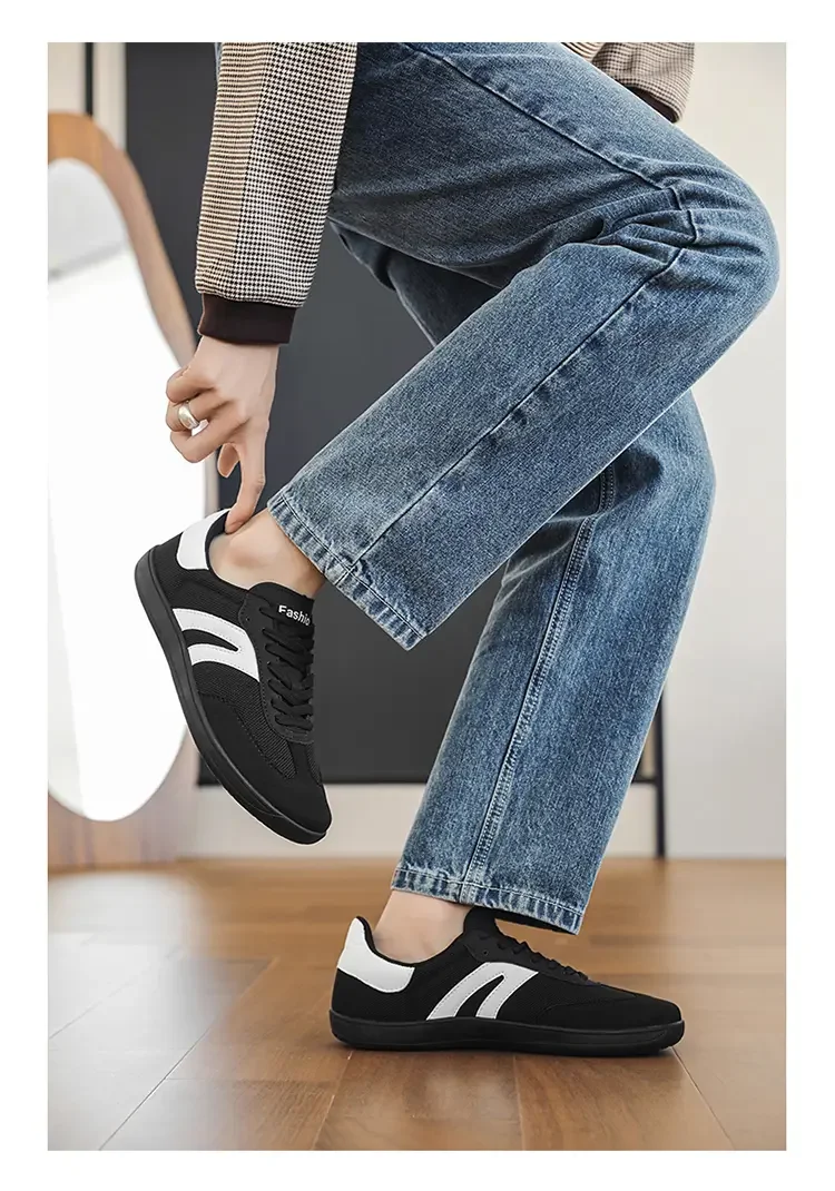 Unisex Barfuß-Laufschuhe mit Breiter Passform, Bestseller Sneakers für Paare mit Breiter Zehenbox – Detail 26