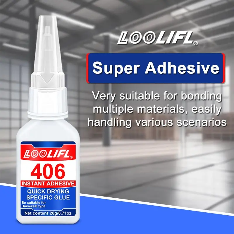 406 super adhesive, quick-drying cyanoacrylate super adhesive and universal quick repair adhesive are safe and harmless. 3
