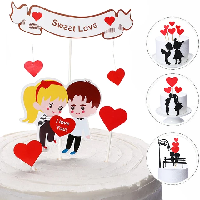 Valentine's Day 150pcs/lot Heart pattern Edible Paper Wafer Cake Toppers,Edible  Paper For Cakes Decoration Party Supply - AliExpress