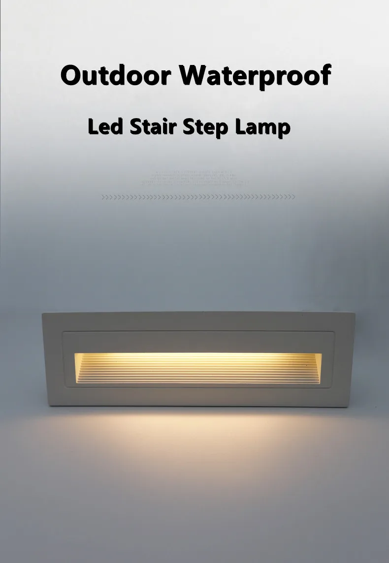 Description Picture 3 of itemIP65 Outdoor Underground light DC12V Waterproof Stair Light Step Light Recessed buried lamp indoor Staircase Step lights 85-265V