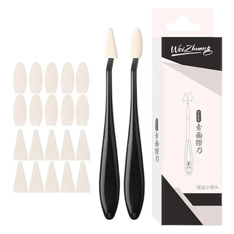 Sketch Drawing Tools Paper Art Blending Stumps Multipurpose Ergonomic Sketch Wipe Scrapers Rub Sponge For Artist Charcoal sketch drawing tools