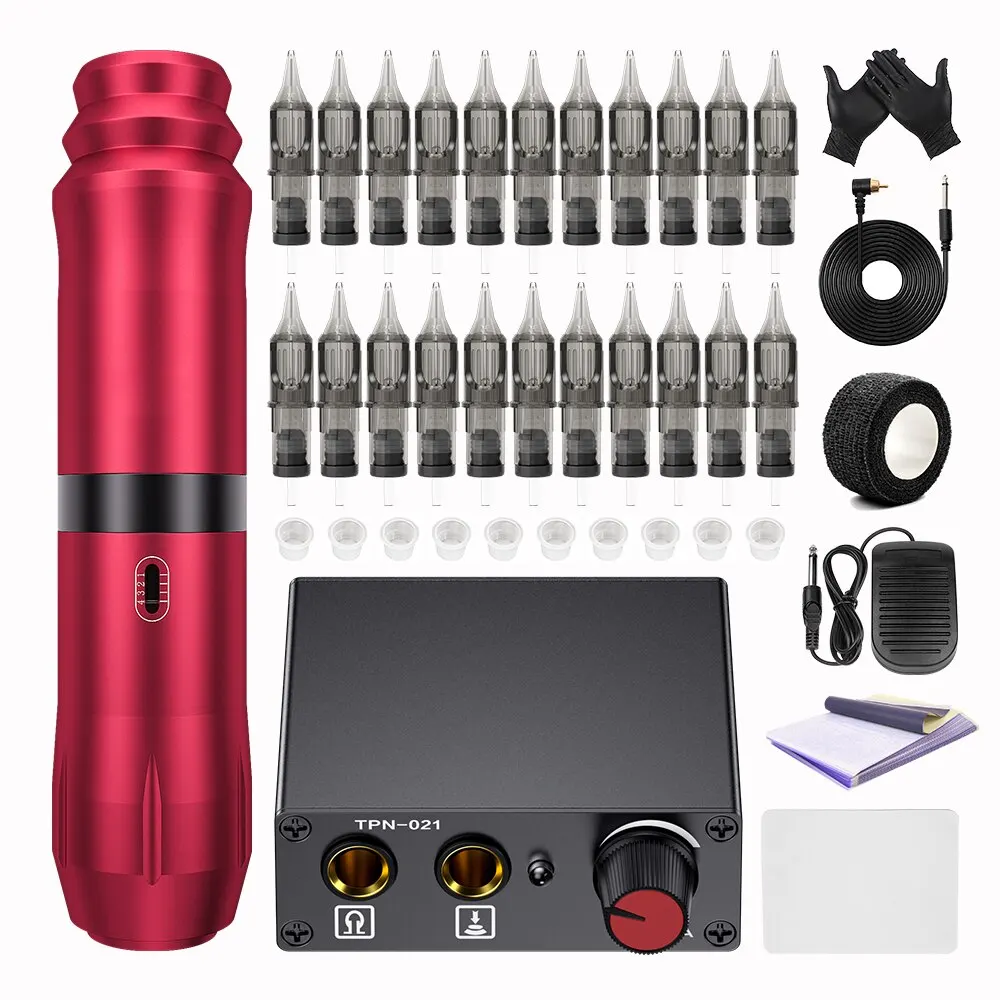 MiniTattooPowerMachineKitProfessionalTattooRotaryPenRCA