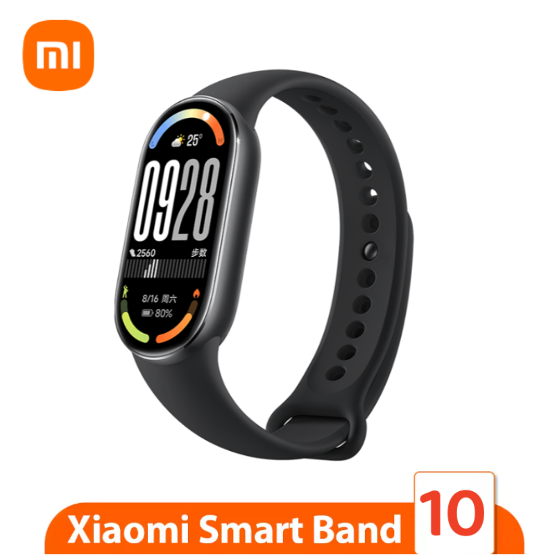 Original Xiaomi Mi Band 10 Fashion Bluetooth Band 1.72 inch AMOLED Smart Bracelet Wristband