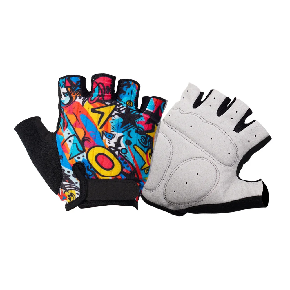 CHOOEE Cycling Sports Gloves Half Finger Shock Absorbing Breathable Summer Racing Bike Bicycle Fitness Gloves Anti-Slip 2