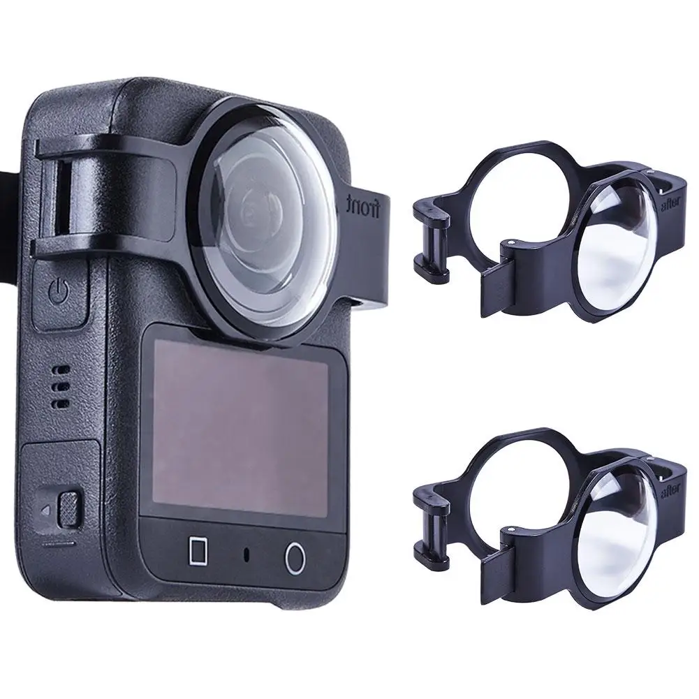 DJI OSMO360용 스크래치 방지 렌즈 가드 스냅온 렌즈 보호 커버 투명한 고급 디자인 투과율 PC 울트라 글래스