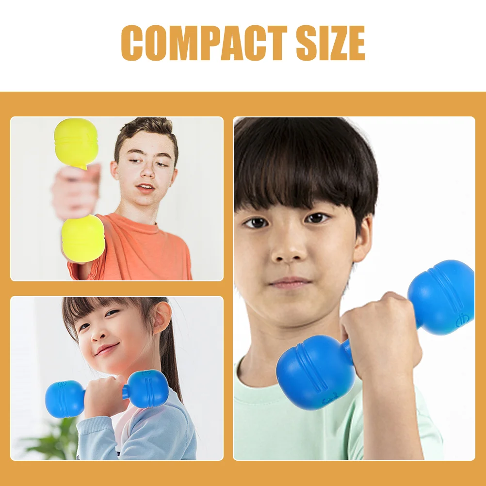 2Pairs Children Toy Children'S Dumbbell Dumbbells Interactive Weights Fitness Equipment Kids Training Weights Children Accessory