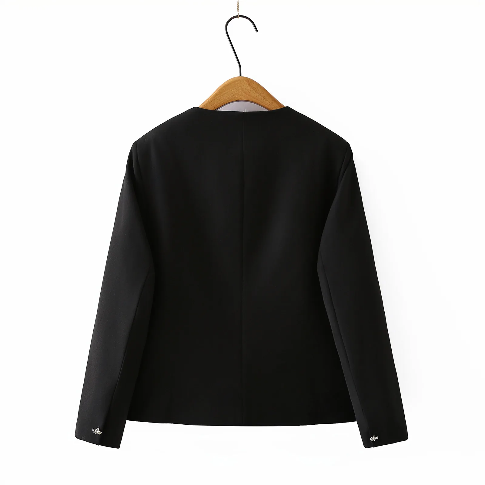 XXXXL Fashion Plus Size Women's Blazer New Autumn Style Stylish And Versatile Chic Style O-Neck Suit Jacket 2513