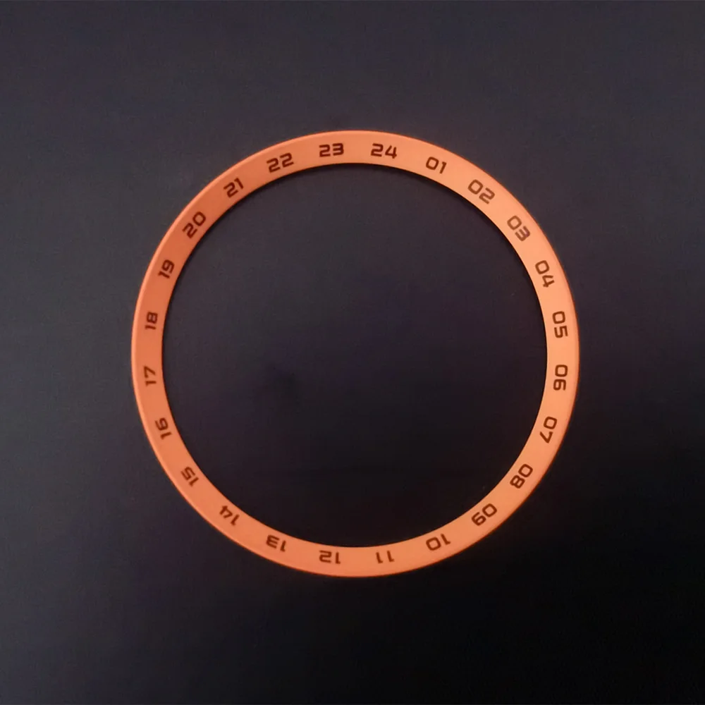 Mod 30.5mm GMT 24 시간 인덱스 챕터 링 금속 시계 링 SKX007 SKX009 SRPD NH35 NH36 무브먼트 남성용 다이빙 시계