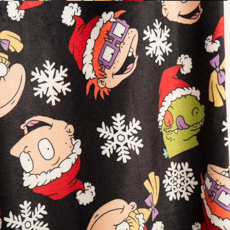 Women's Pants Cartoon Print Cute Age Elastic Waist Trousers In Autumn