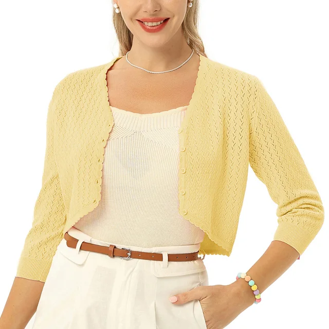 Cardigan Femme WearAll Manches Longues - 95% Viscose 5% Elastane | Confortable Et Polyvalent