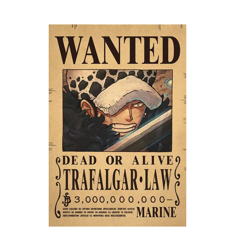 Luffy First Wanted poster