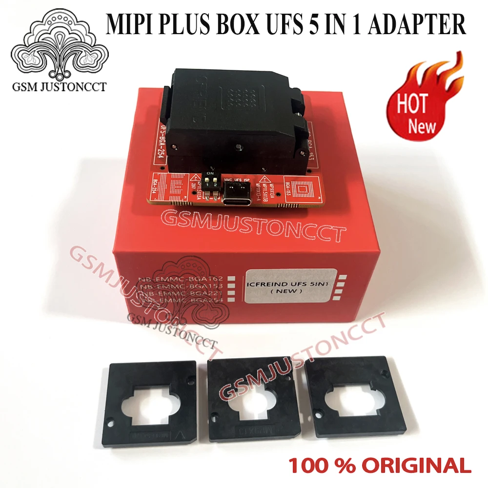 2026년 신제품 오리지널 ICFRIEND NB-UFS-5 IN1(UFS 153+254+297) 어댑터 (MIPITERST GERA2 및 미니 호스트용)
