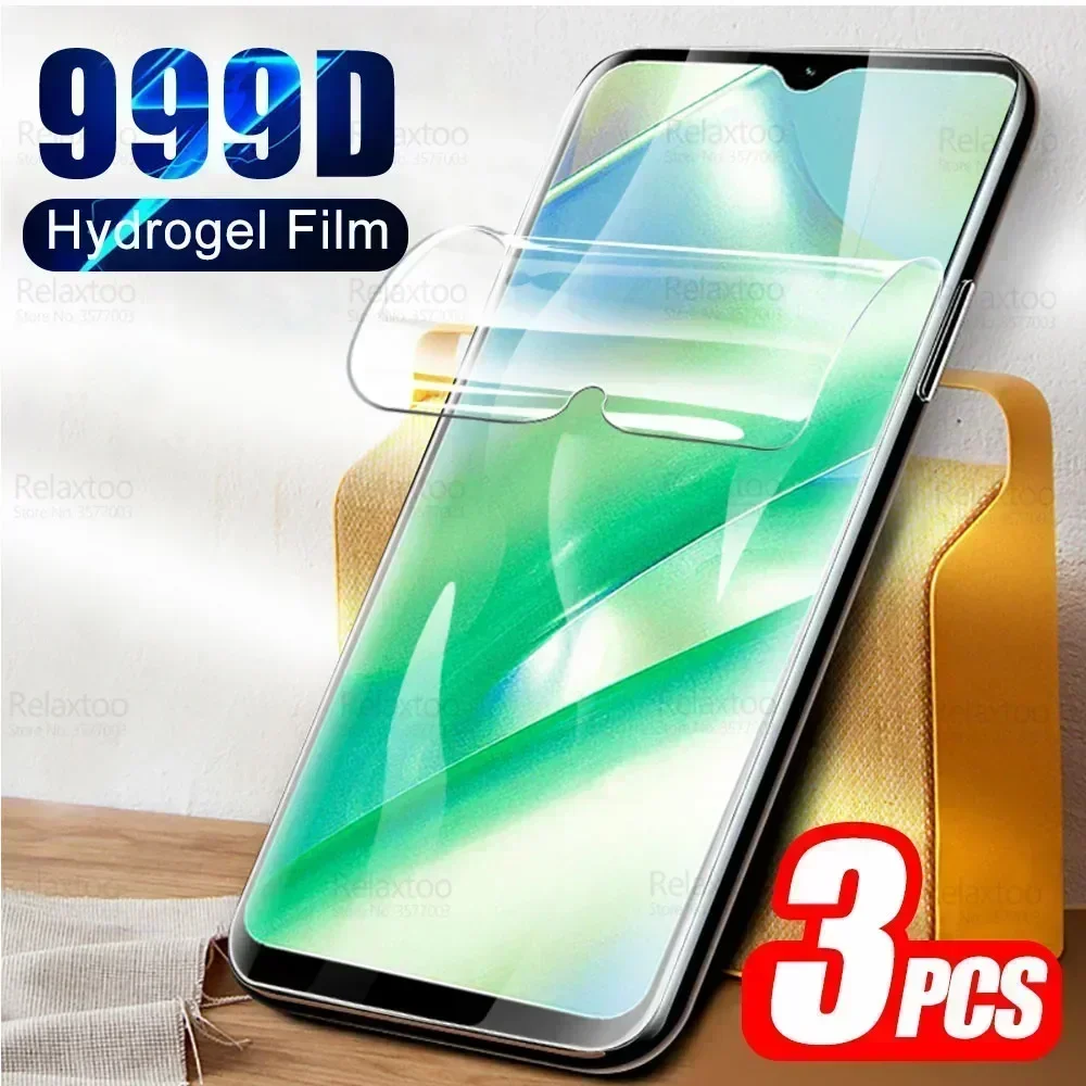 

Для Realme C33 Гидрогелевая пленка 3 шт. фотопленка RealmeC33 4G 2022 RMX3624 Realmi C 33 33C мягкая пленка не стекло