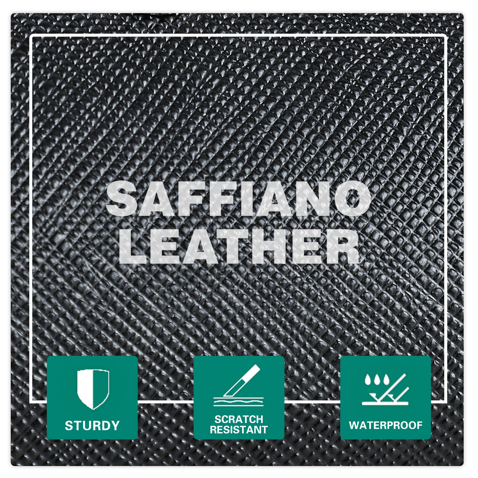 Saffiano Genuine Leather Watch Roll Storage Case Travel Display Organizer Watches Anti-scratch Waterproof Jewelry Box Gift