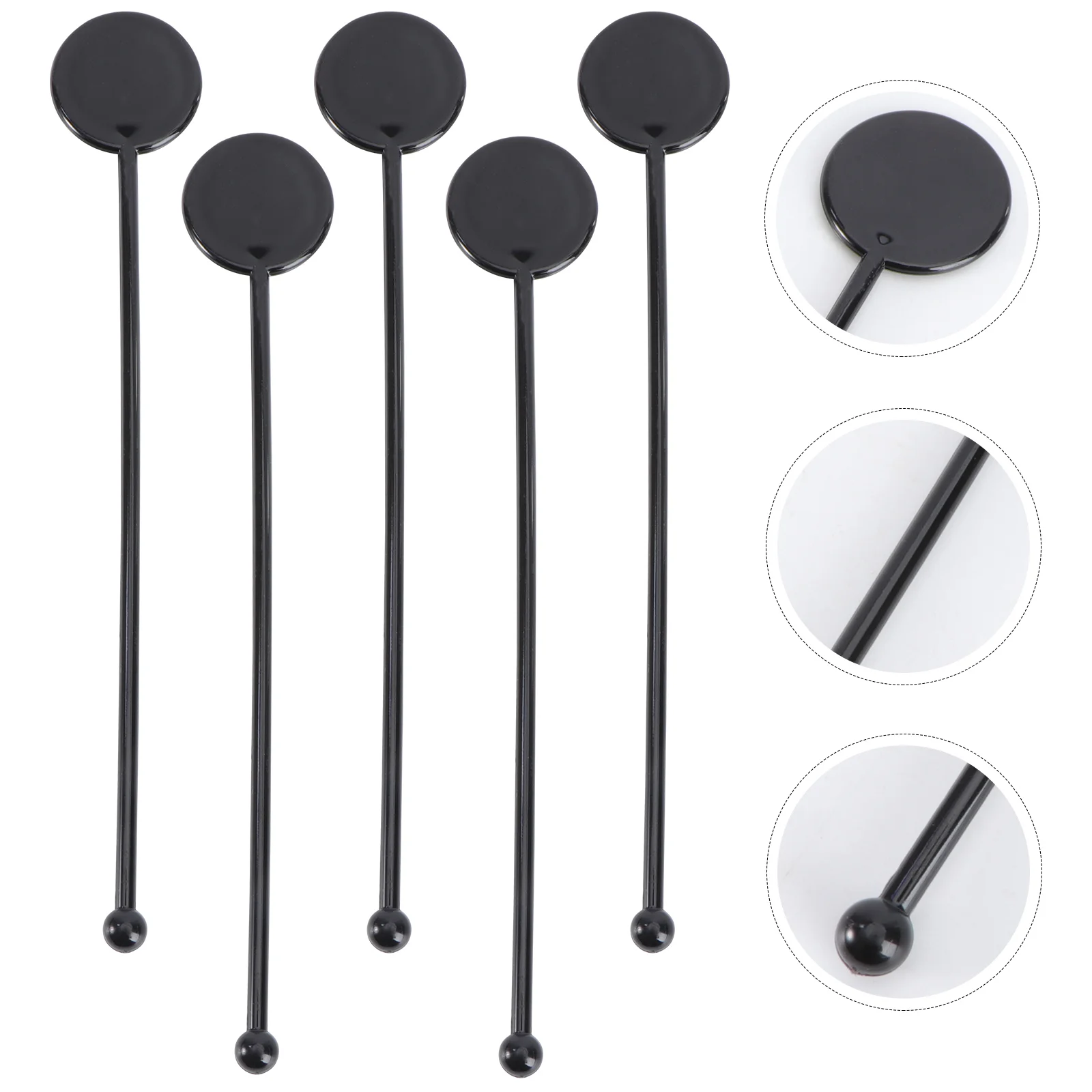 

Cocktail Stirring Rods Drink Muddler Beverage Stirrer Swizzle Sticks Blender Cocktail Mixing Stick For Bar KTV 18cm