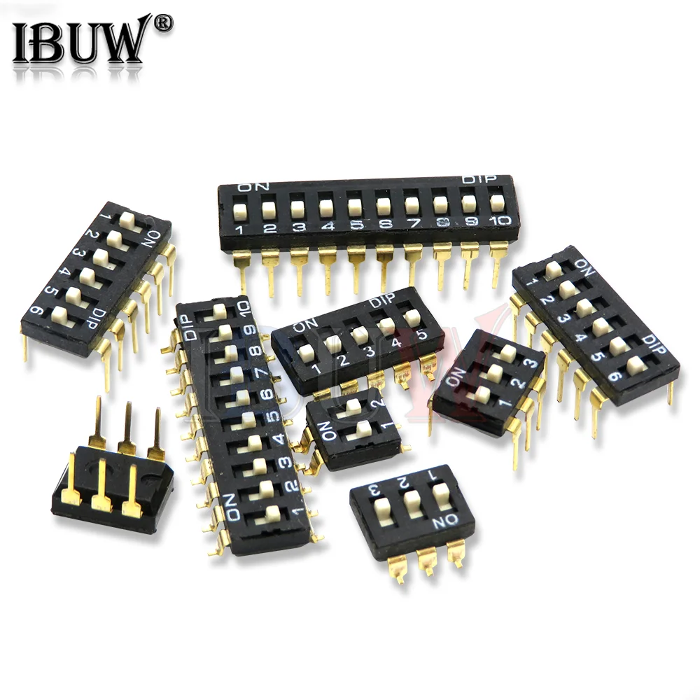 10PCS Blue Slide Toggle Switch Module with Adjustable Positions