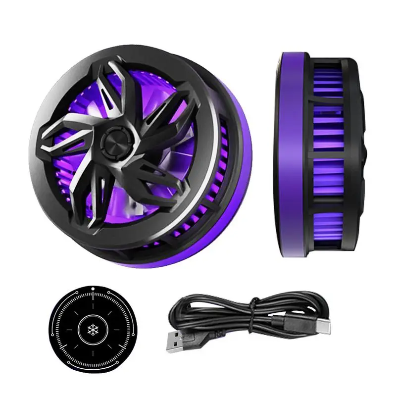 

Magnetic Phone Cooling Fan Lightweight Semiconductor Radiator Fan Smartphone Game Mobile Phone Cooler Portable Cooling Fan
