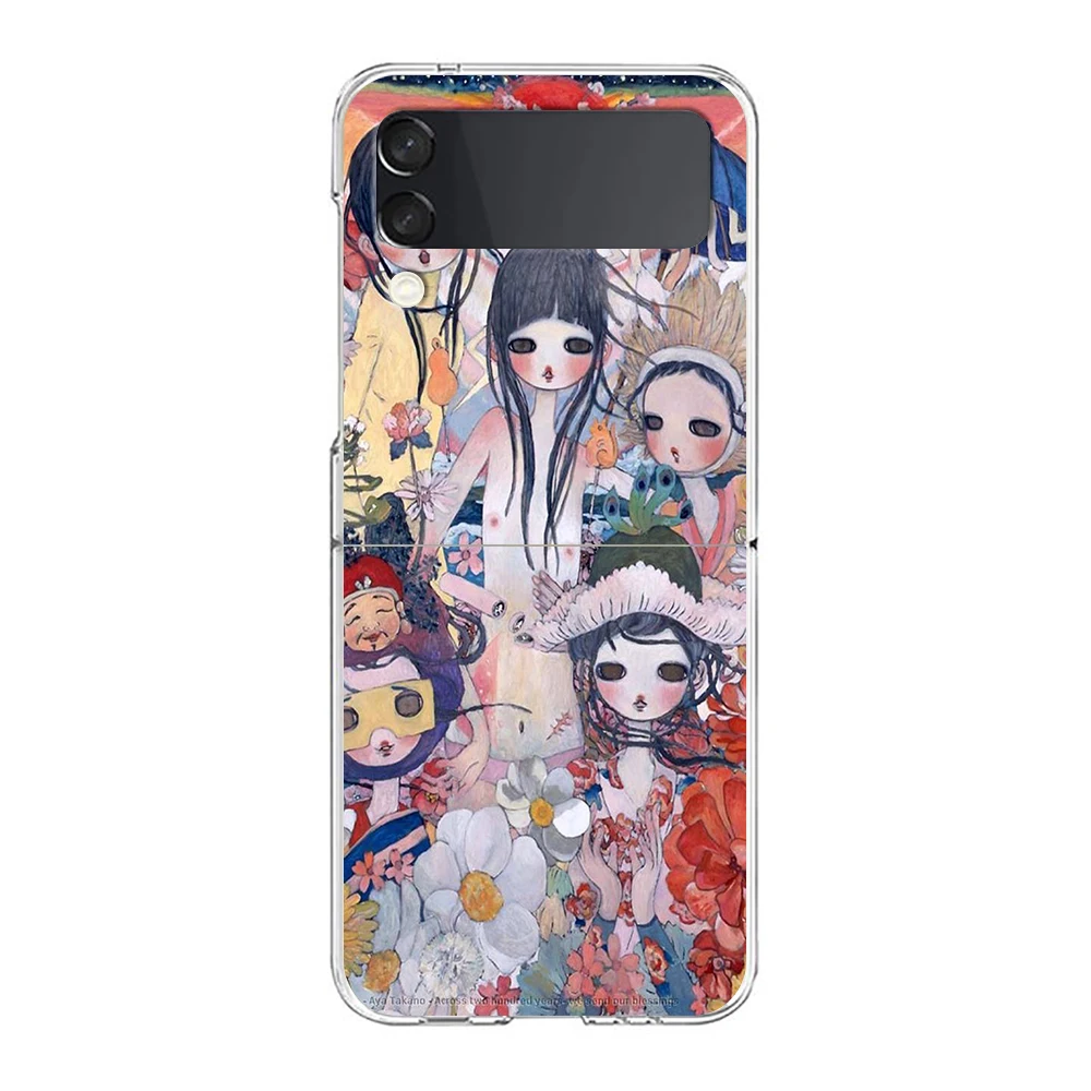 Aya Takano Transparent Shockproof Foldable Phone Case