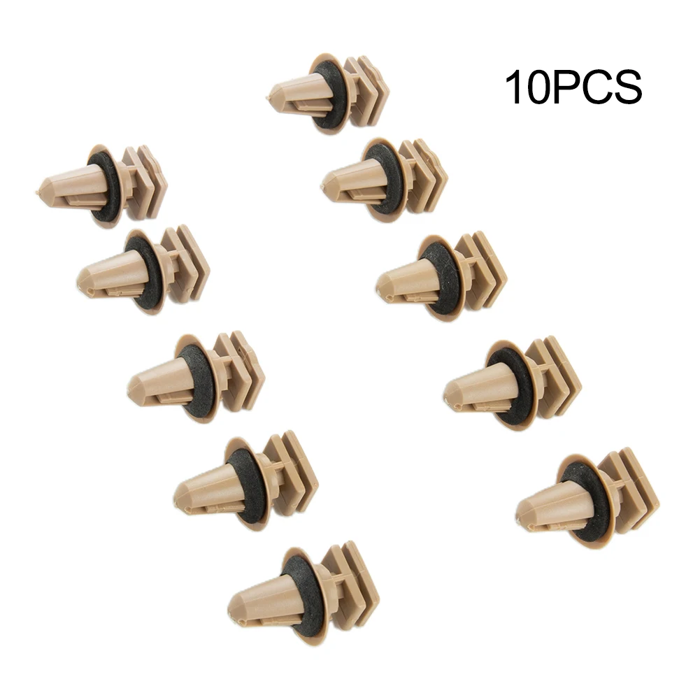 

10Pcs Nylon Clip For BMW Trims On Sill & Door Entrance Plastic Clips 10mm Hole Car Interior Clip Fasteners 51477117532