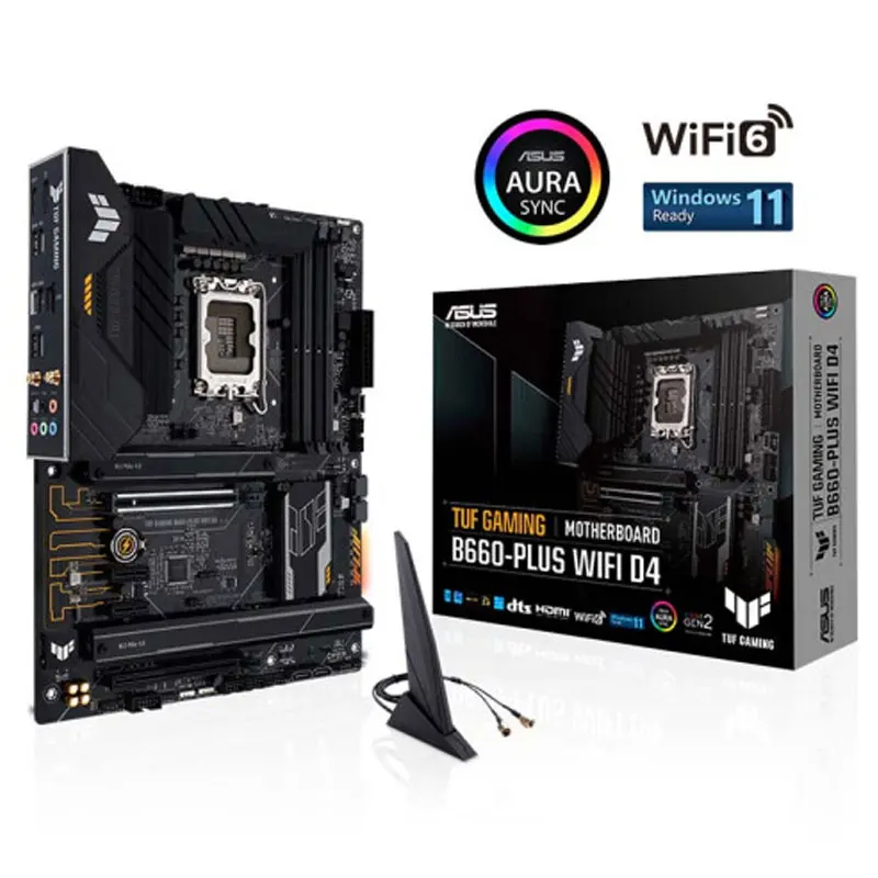 Nuovo Per Asus Tuf Gaming B660-Plus Wifi D4 Scheda Madre Desktop Originale B660 Ddr4 Lga 1700 Supporto 12400F 12400 I3 12100F