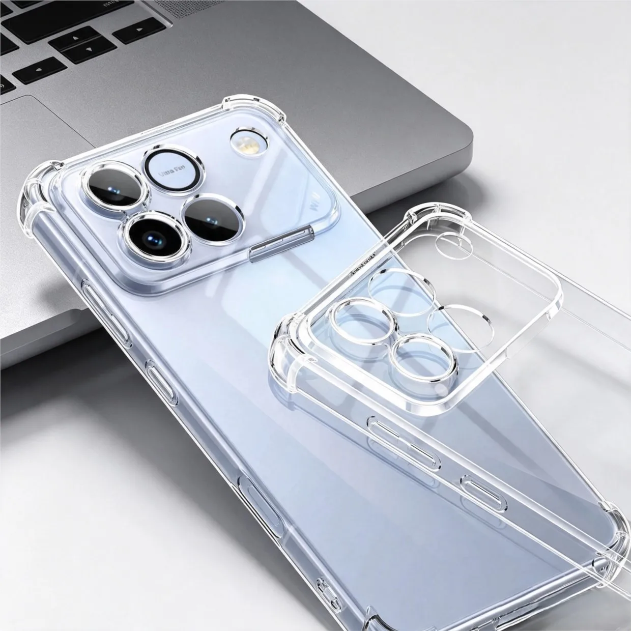 Thick Shockproof Clear Transparent TPU Phone Case