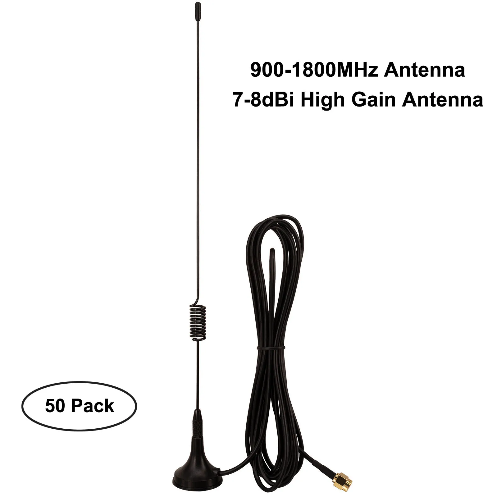 50 Piece/lot 78dbi Radio Gsm Antenna Wireless Wlan Sma Plug Straight